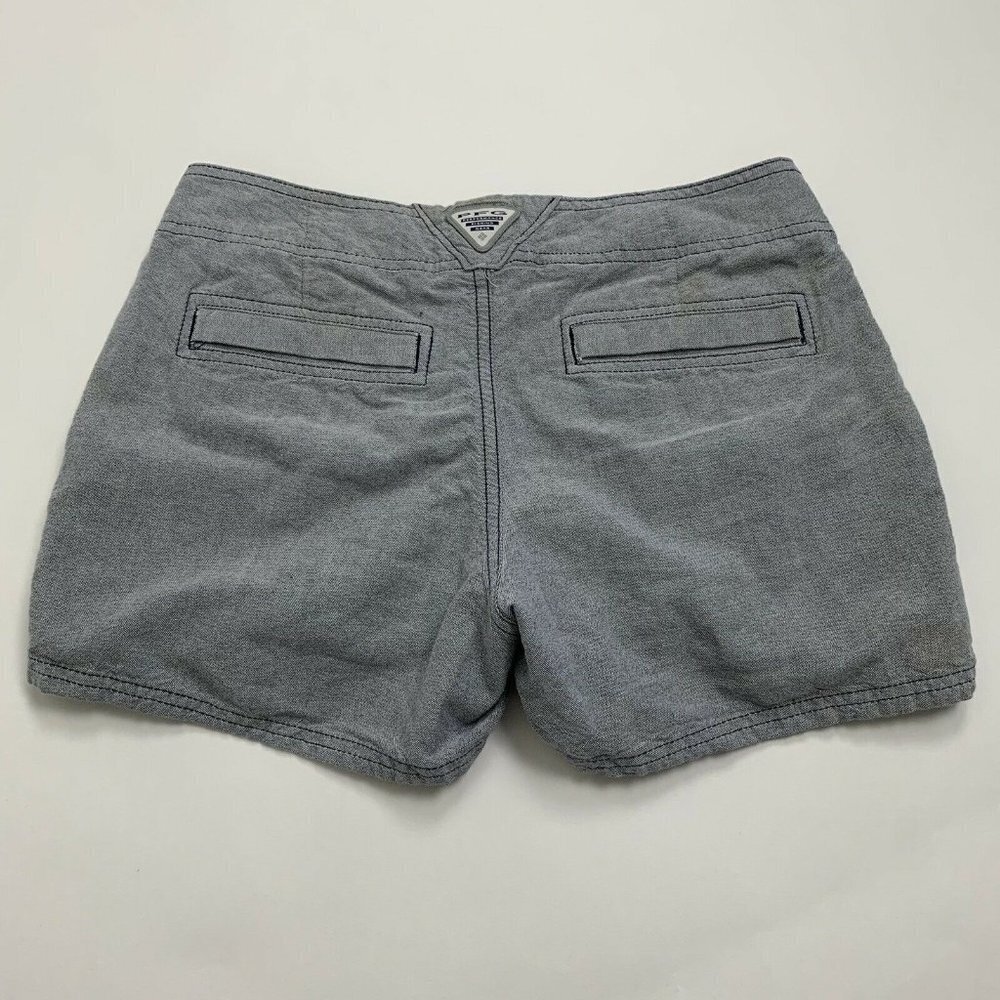 Columbia Sportswear PFG Women’s Shorts Blue Flat Front Chino Size 2 - Picture 2 of 7